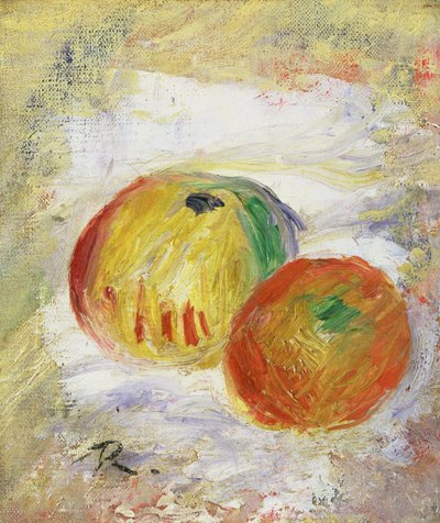 Two Apples by Pierre Auguste Renoir